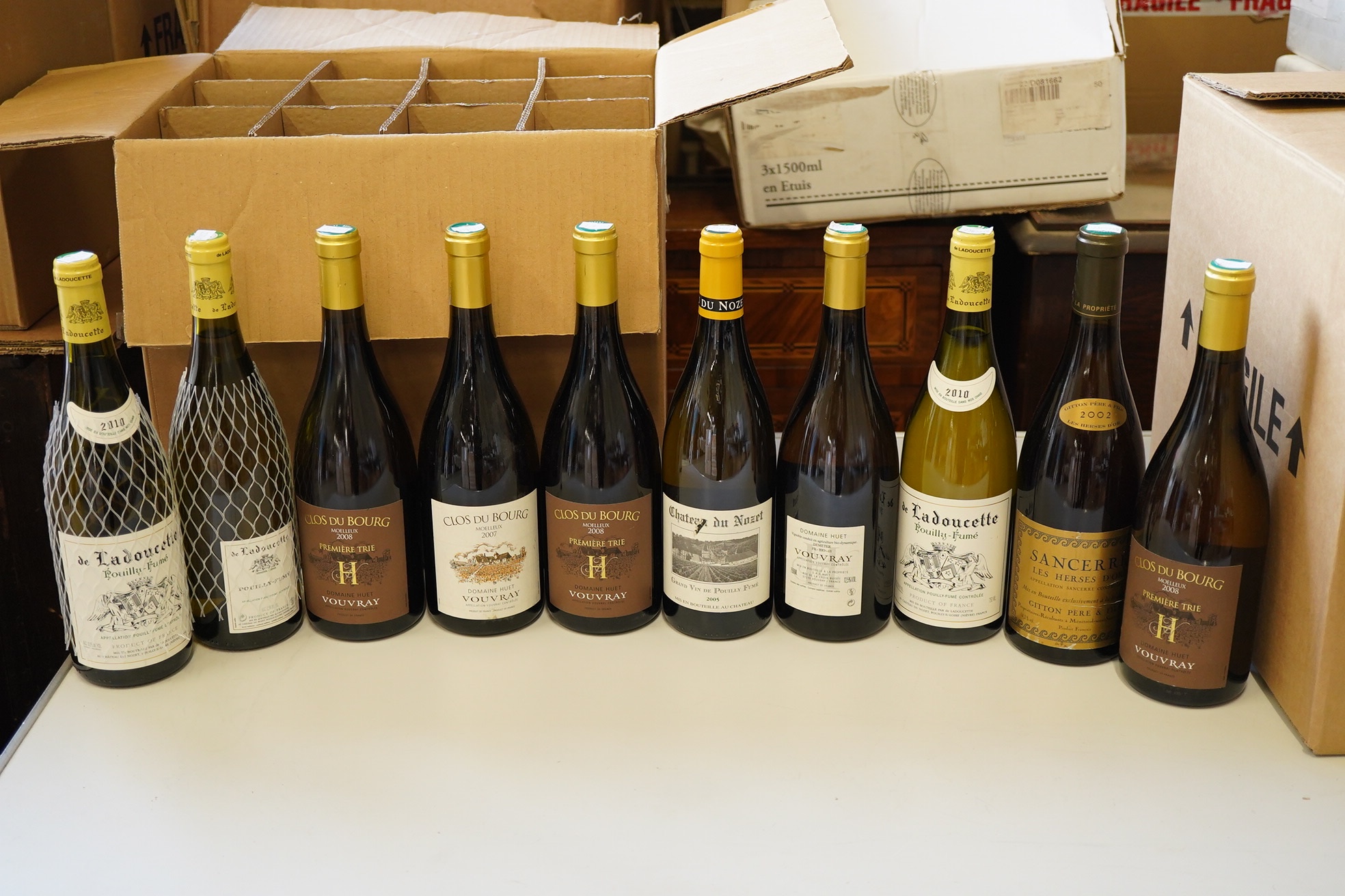 A mixed parcel of Loire white wine